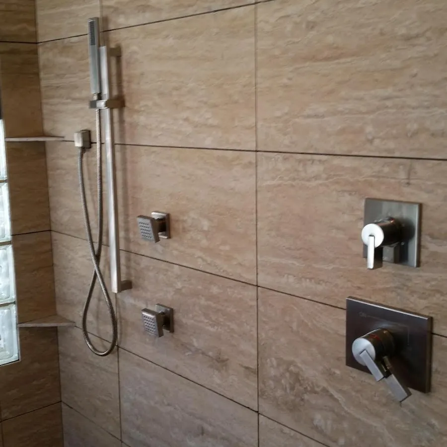 Shower fixture installation for Water Heater Replacement in Manassas